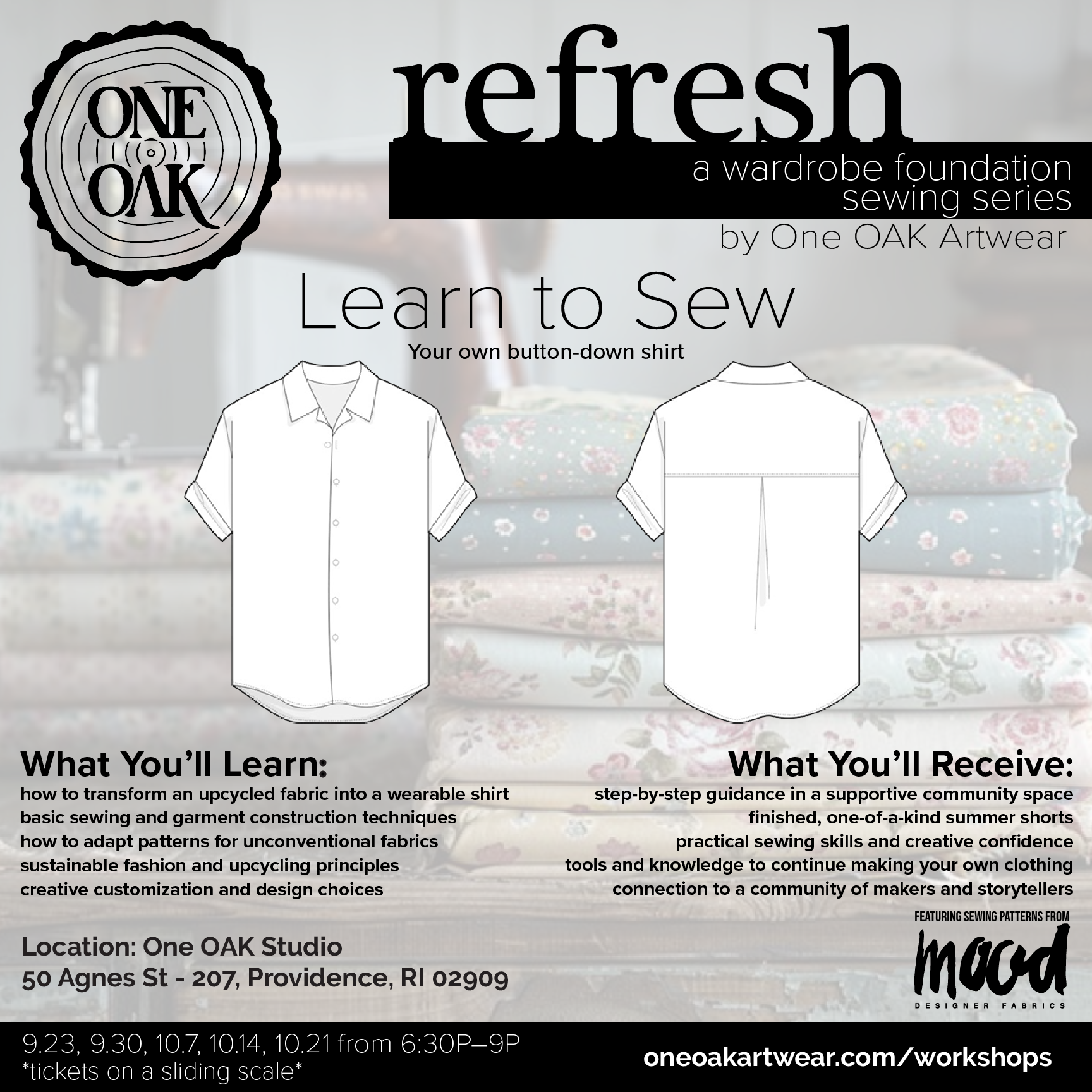 reFresh Button-Down Shirt Workshop Series